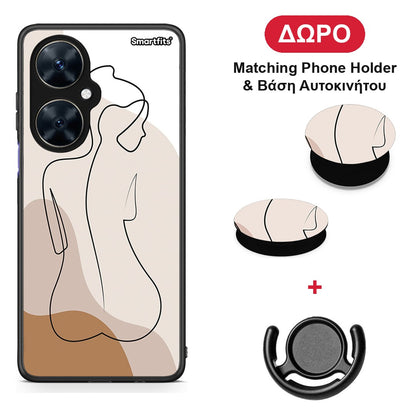 LineArt Woman - Huawei Nova 11i θήκη + Δώρο Phone Holder & Βάση Αυτοκινήτου