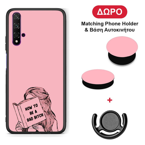 Bad Bitch - Huawei Nova 5T / Honor 20 θήκη + Δώρο Phone Holder & Βάση Αυτοκινήτου