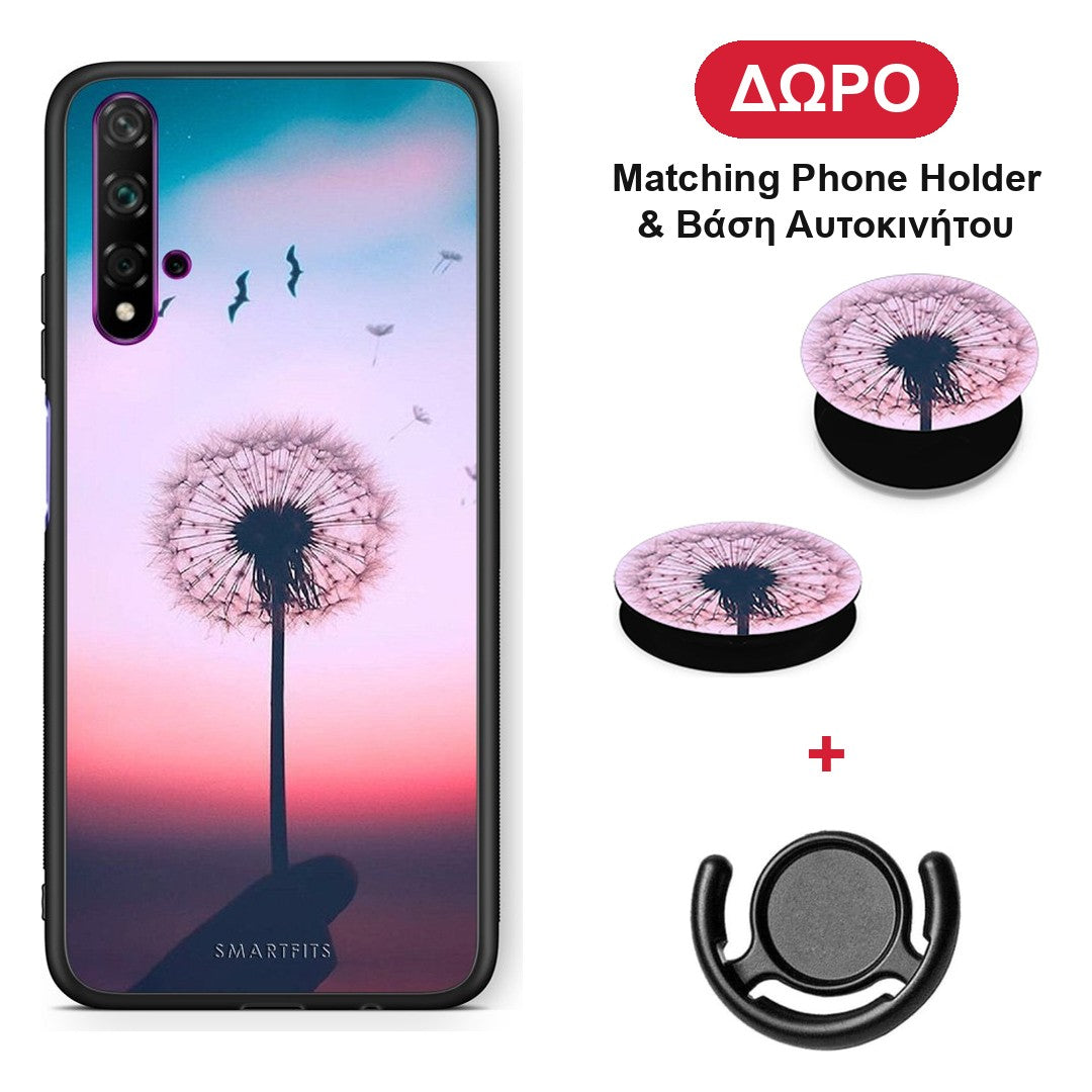 Boho Wish - Huawei Nova 5T / Honor 20 θήκη + Δώρο Phone Holder & Βάση Αυτοκινήτου