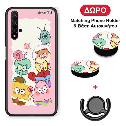 Cute Companion - Huawei Nova 5T / Honor 20 θήκη + Δώρο Phone Holder & Βάση Αυτοκινήτου