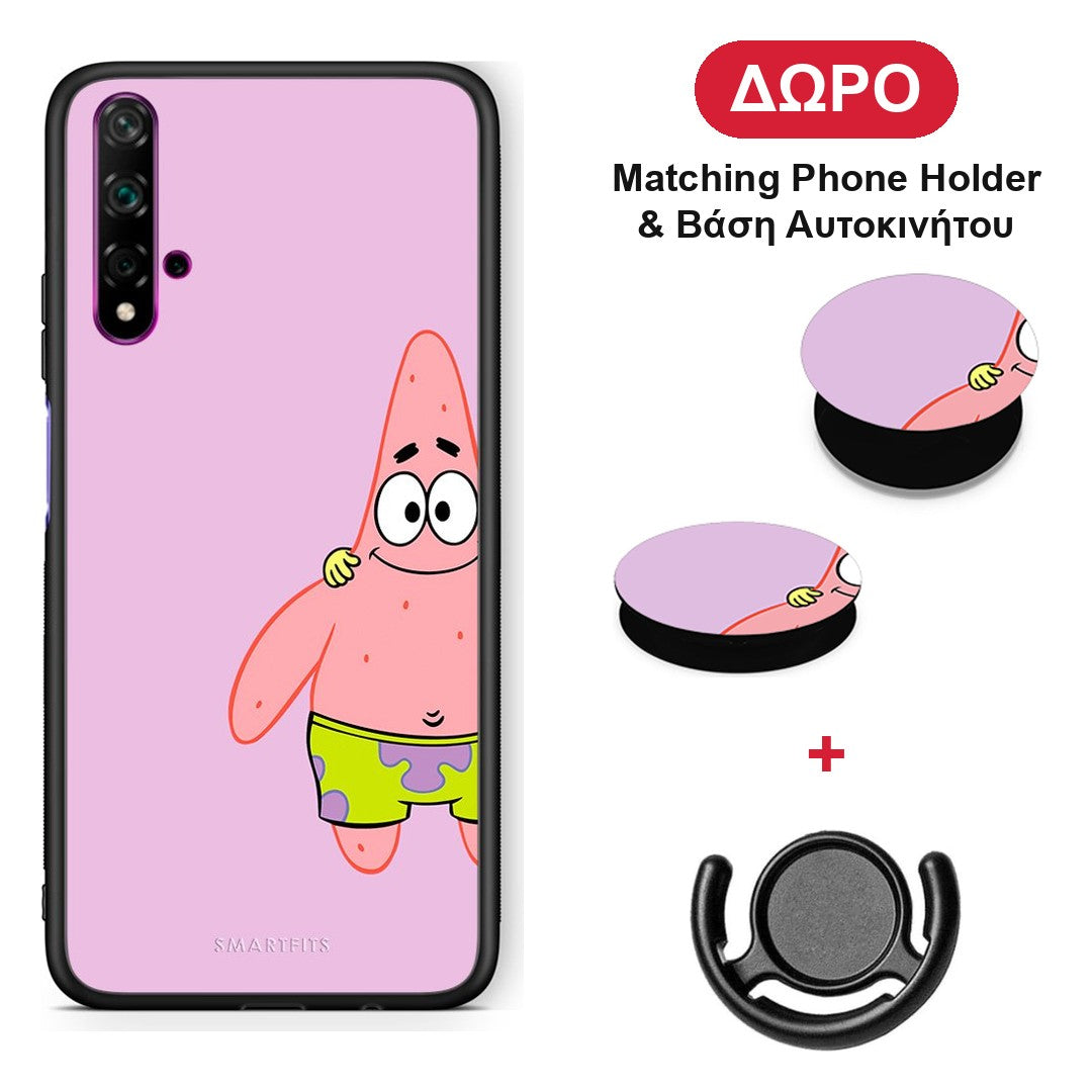 Friends Patrick - Huawei Nova 5T / Honor 20 θήκη + Δώρο Phone Holder & Βάση Αυτοκινήτου
