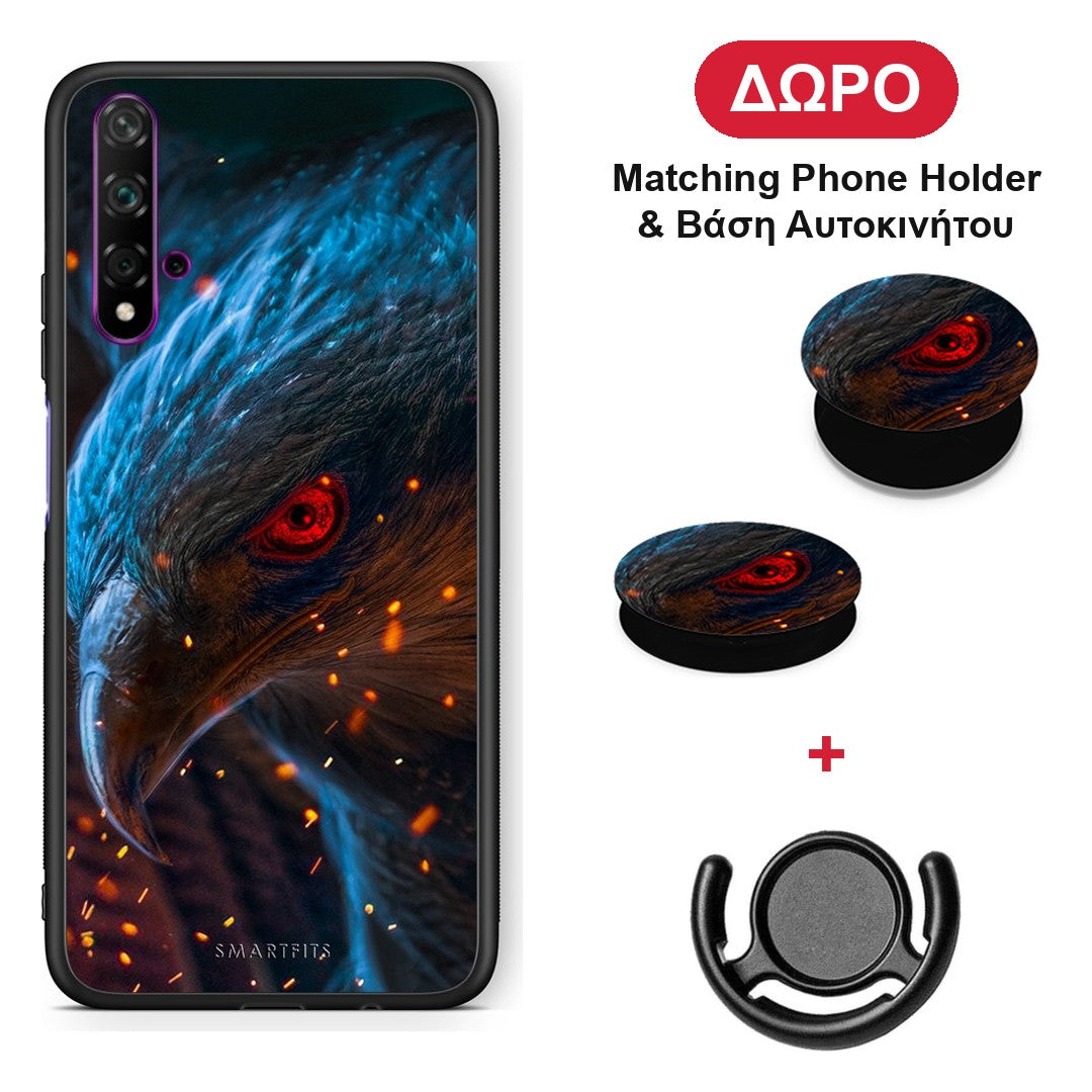 PopArt Eagle - Huawei Nova 5T / Honor 20 θήκη + Δώρο Phone Holder & Βάση Αυτοκινήτου