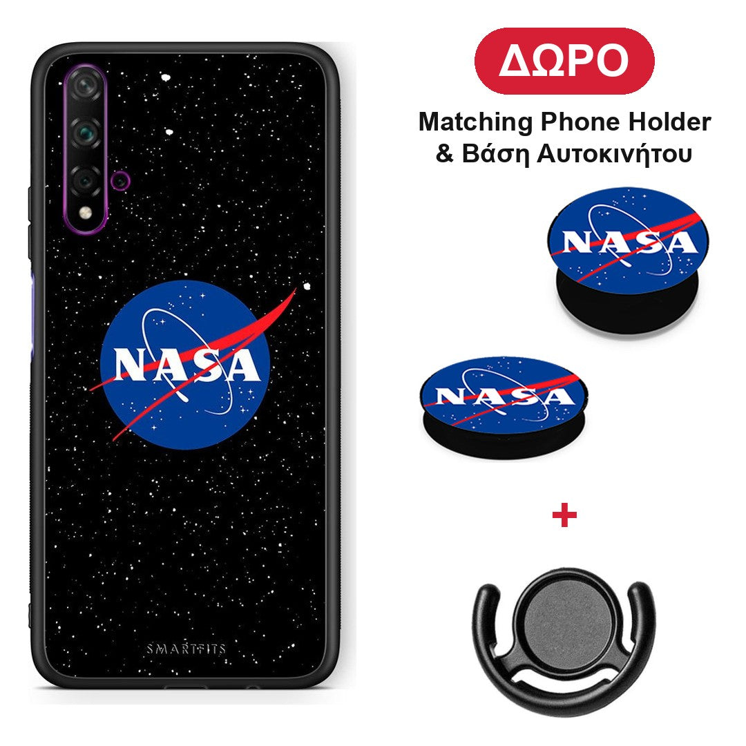PopArt NASA - Huawei Nova 5T / Honor 20 θήκη + Δώρο Phone Holder & Βάση Αυτοκινήτου