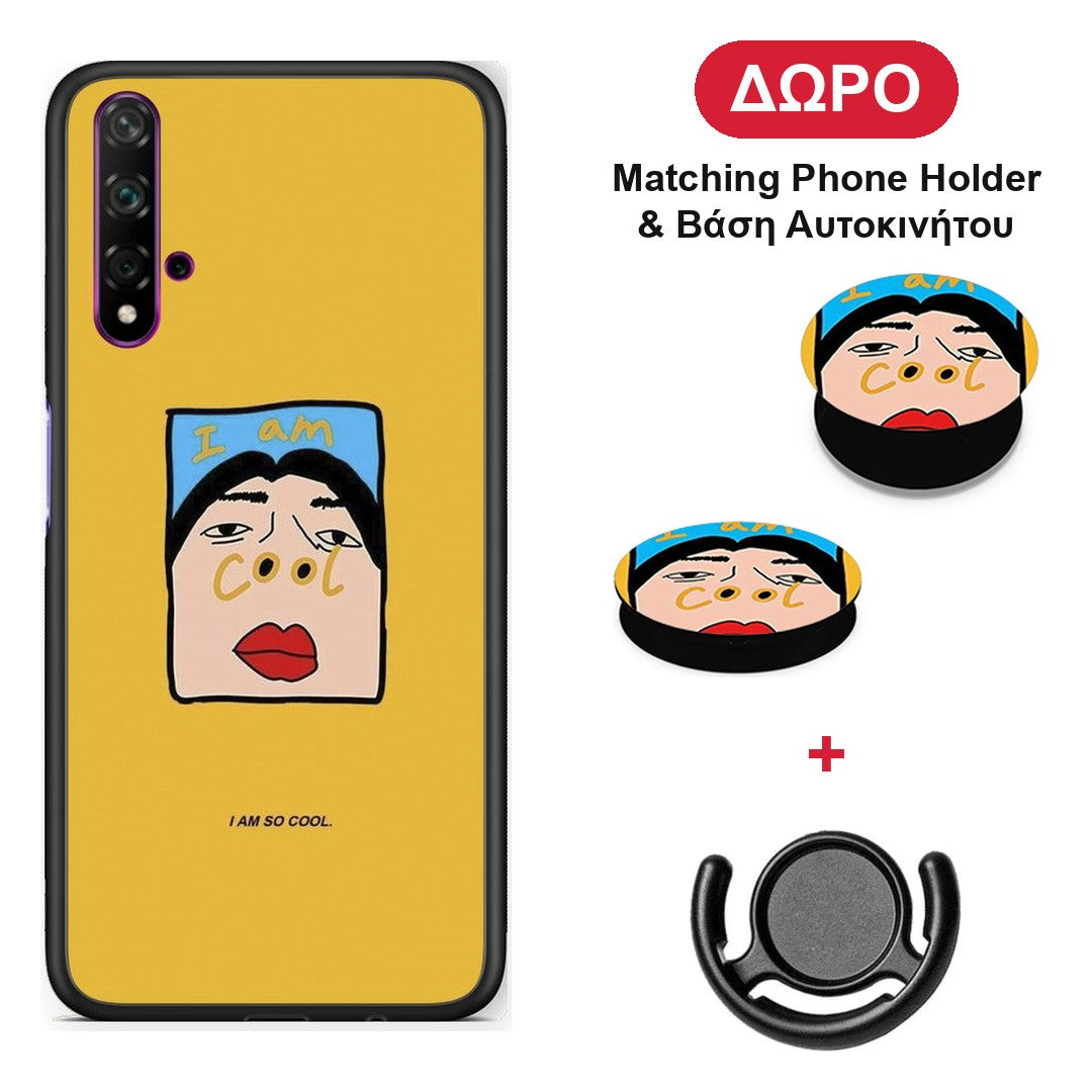 So Cool - Huawei Nova 5T / Honor 20 θήκη + Δώρο Phone Holder & Βάση Αυτοκινήτου