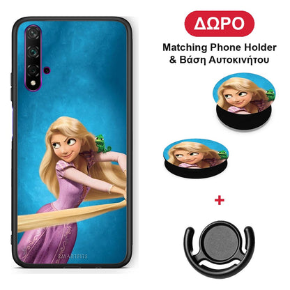 Tangled 2 - Huawei Nova 5T / Honor 20 θήκη + Δώρο Phone Holder & Βάση Αυτοκινήτου