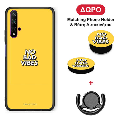 Text Vibes - Huawei Nova 5T / Honor 20 θήκη + Δώρο Phone Holder & Βάση Αυτοκινήτου