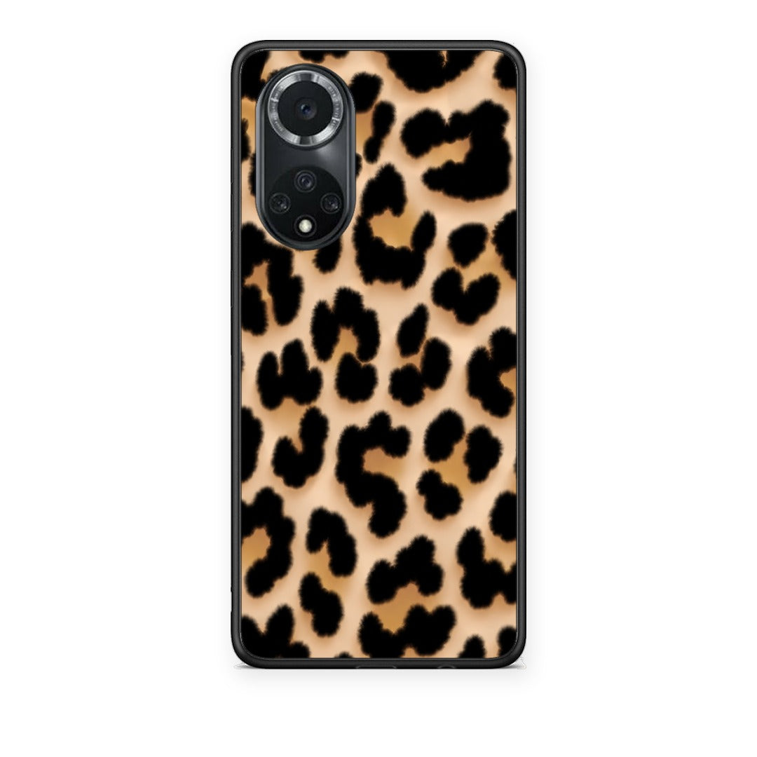 Θήκη Huawei Nova 9 / Honor 50 Leopard Print Tan Large από τη Smartfits με σχέδιο στο πίσω μέρος και μαύρο περίβλημα | Huawei Nova 9 / Honor 50 Leopard Print Tan Large case with colorful back and black bezels