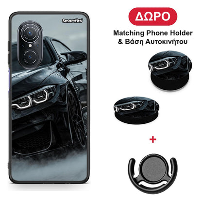 Black BMW - Huawei Nova 9 SE θήκη + Δώρο Phone Holder & Βάση Αυτοκινήτου