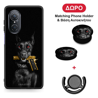 Golden Gun - Huawei Nova 9 SE θήκη + Δώρο Phone Holder & Βάση Αυτοκινήτου