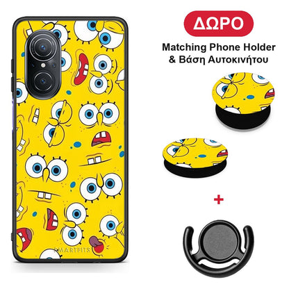 PopArt Sponge - Huawei Nova 9 SE θήκη + Δώρο Phone Holder & Βάση Αυτοκινήτου