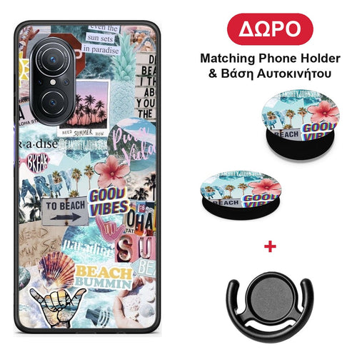 Summer Vibes - Huawei Nova 9 SE θήκη + Δώρο Phone Holder & Βάση Αυτοκινήτου