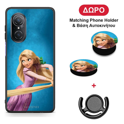 Tangled 2 - Huawei Nova 9 SE θήκη + Δώρο Phone Holder & Βάση Αυτοκινήτου
