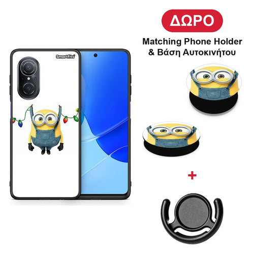 Xmas Minion Lights - Huawei Nova 9 SE θήκη + Δώρο Phone Holder & Βάση Αυτοκινήτου