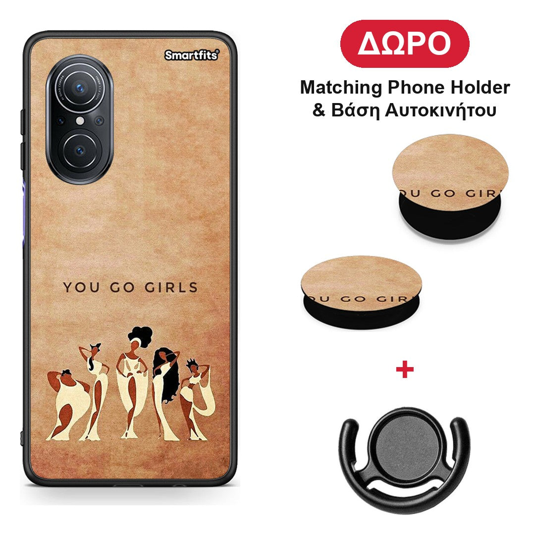 You Go Girl - Huawei Nova 9 SE θήκη + Δώρο Phone Holder & Βάση Αυτοκινήτου