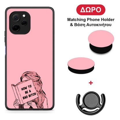Bad Bitch - Huawei Nova Y61 θήκη + Δώρο Phone Holder & Βάση Αυτοκινήτου