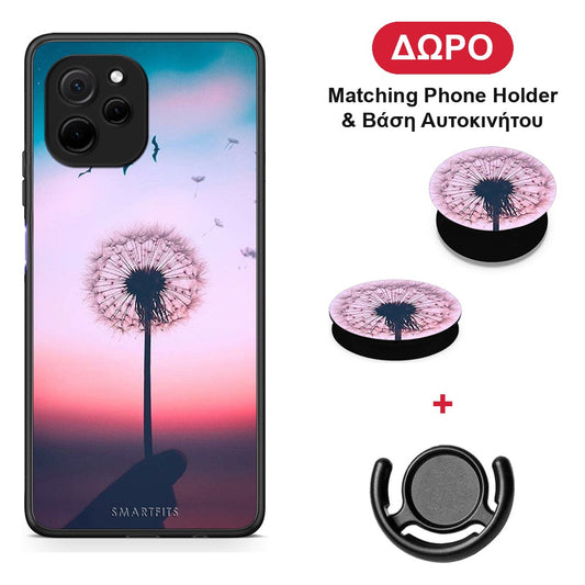Boho Wish - Huawei Nova Y61 θήκη + Δώρο Phone Holder & Βάση Αυτοκινήτου