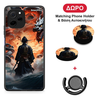 Dragons Fight - Huawei Nova Y61 θήκη + Δώρο Phone Holder & Βάση Αυτοκινήτου