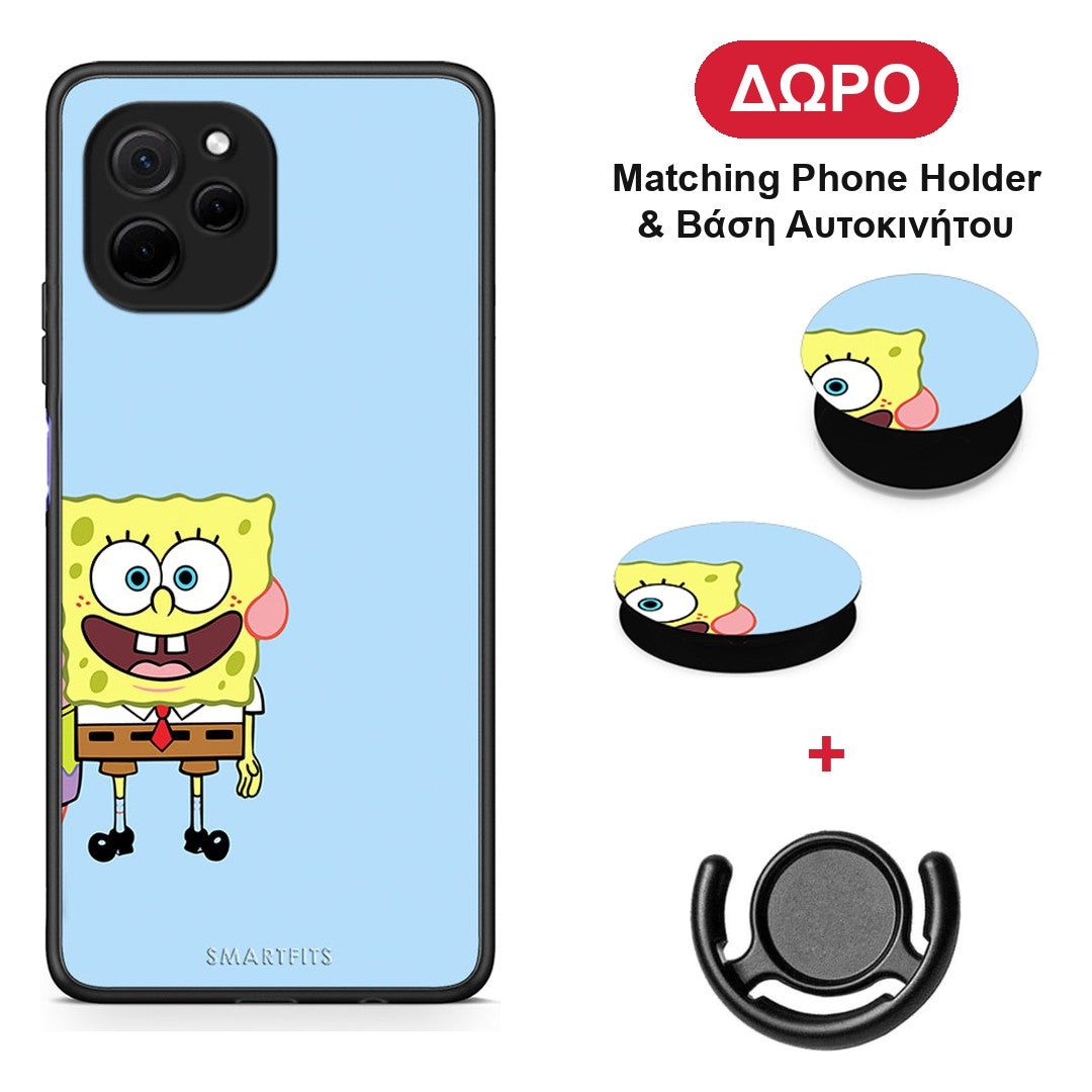 Friends Bob - Huawei Nova Y61 θήκη + Δώρο Phone Holder & Βάση Αυτοκινήτου