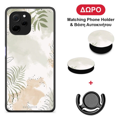 Nude Plants - Huawei Nova Y61 θήκη + Δώρο Phone Holder & Βάση Αυτοκινήτου