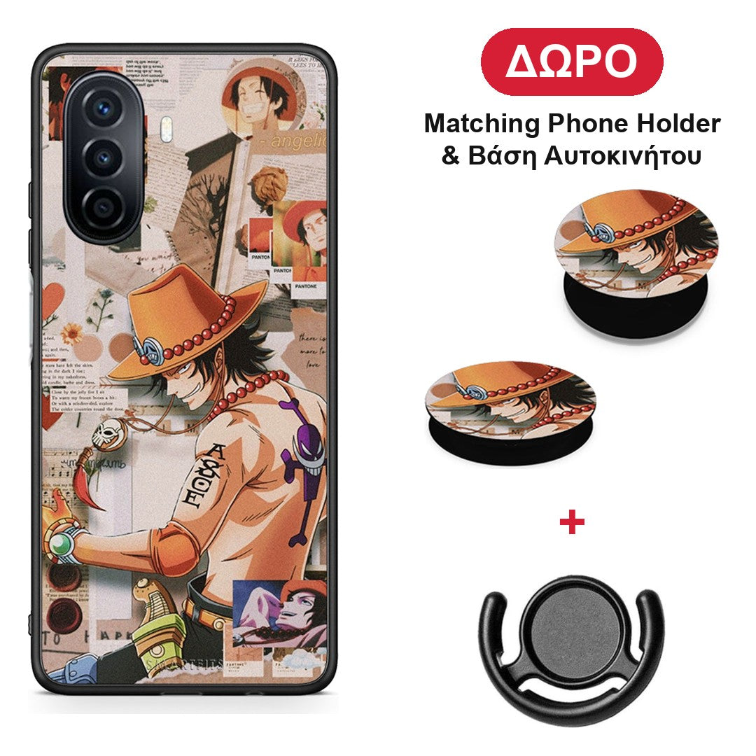 Anime Collage - Huawei Nova Y70 / Y70 Plus θήκη + Δώρο Phone Holder & Βάση Αυτοκινήτου