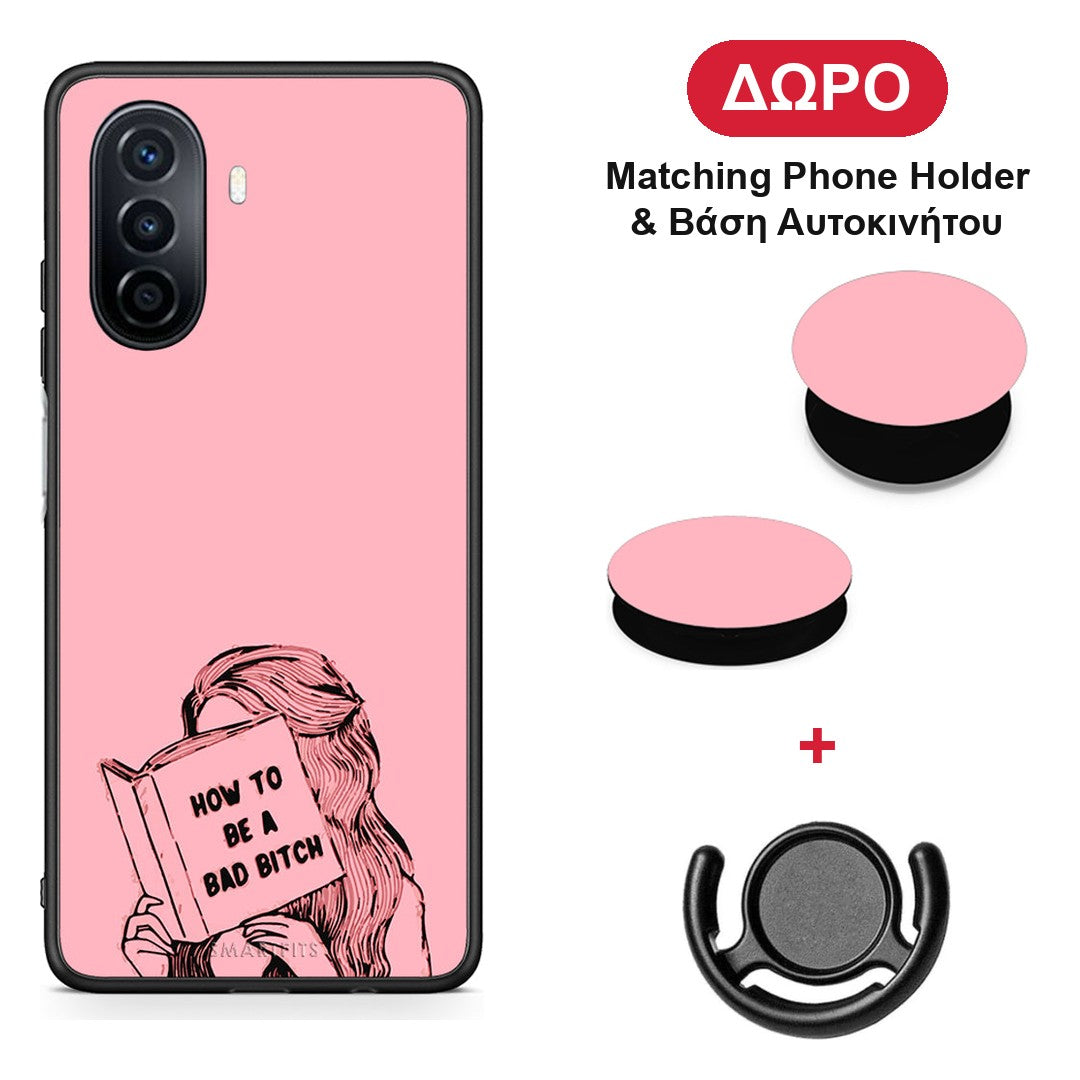 Bad Bitch - Huawei Nova Y70 / Y70 Plus θήκη + Δώρο Phone Holder & Βάση Αυτοκινήτου