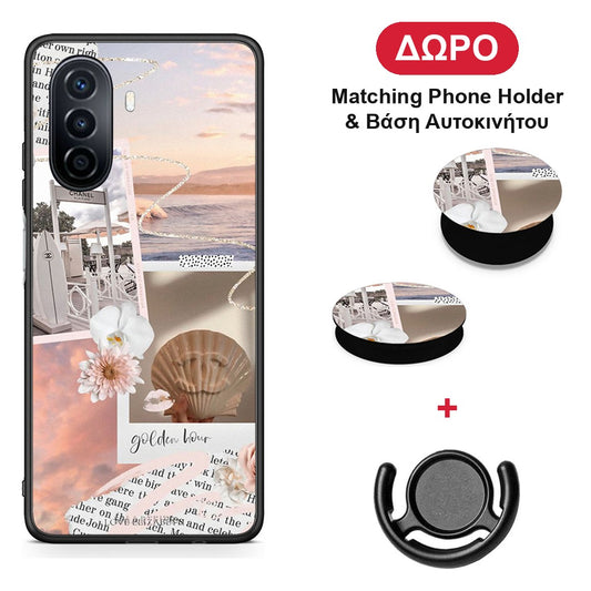 Golden Hour - Huawei Nova Y70 / Y70 Plus θήκη + Δώρο Phone Holder & Βάση Αυτοκινήτου