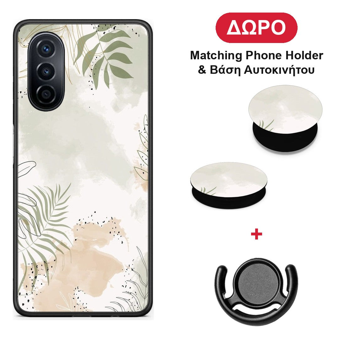 Nude Plants - Huawei Nova Y70 / Y70 Plus θήκη + Δώρο Phone Holder & Βάση Αυτοκινήτου