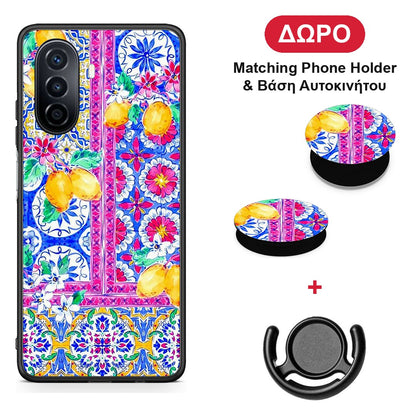 Retro Spring - Huawei Nova Y70 / Y70 Plus θήκη + Δώρο Phone Holder & Βάση Αυτοκινήτου