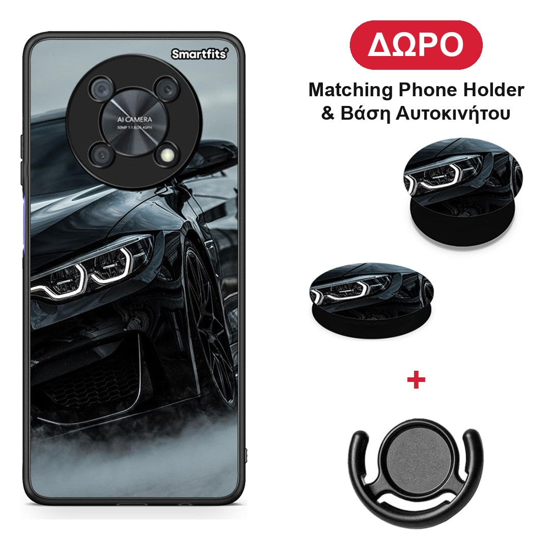 Black BMW - Huawei Nova Y90 θήκη + Δώρο Phone Holder & Βάση Αυτοκινήτου