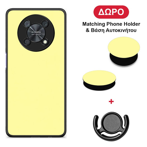 Butter Yellow - Huawei Nova Y90 θήκη + Δώρο Phone Holder & Βάση Αυτοκινήτου