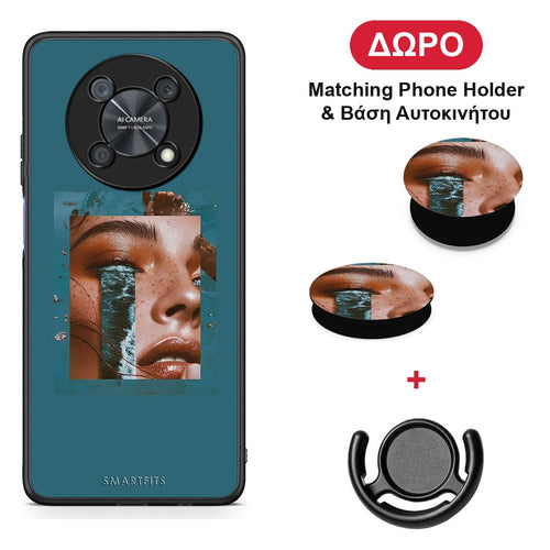 Cry An Ocean - Huawei Nova Y90 θήκη + Δώρο Phone Holder & Βάση Αυτοκινήτου