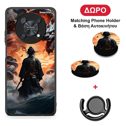 Dragons Fight - Huawei Nova Y90 θήκη + Δώρο Phone Holder & Βάση Αυτοκινήτου