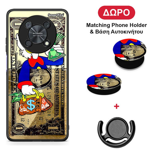 Duck Money - Huawei Nova Y90 θήκη + Δώρο Phone Holder & Βάση Αυτοκινήτου