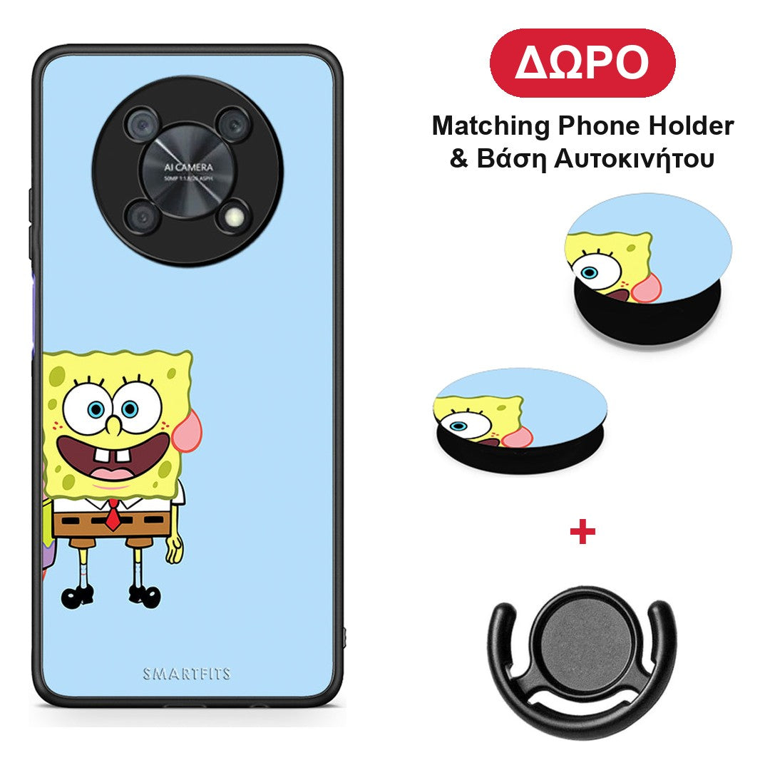 Friends Bob - Huawei Nova Y90 θήκη + Δώρο Phone Holder & Βάση Αυτοκινήτου