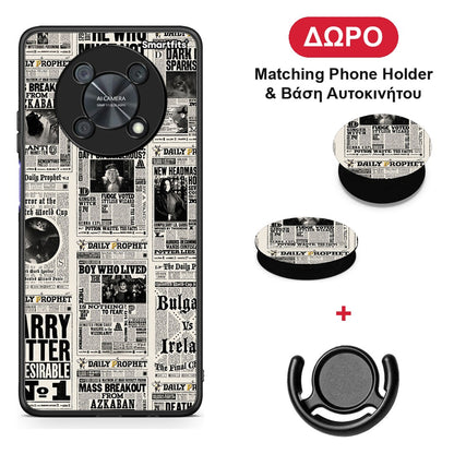 Harry Paper - Huawei Nova Y90 θήκη + Δώρο Phone Holder & Βάση Αυτοκινήτου