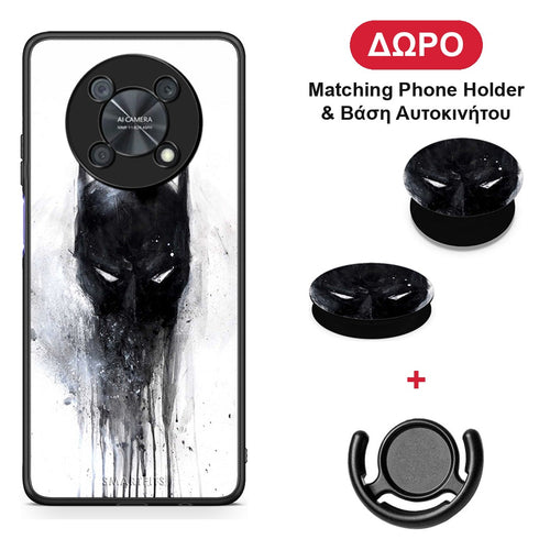Hero Paint Bat - Huawei Nova Y90 θήκη + Δώρο Phone Holder & Βάση Αυτοκινήτου