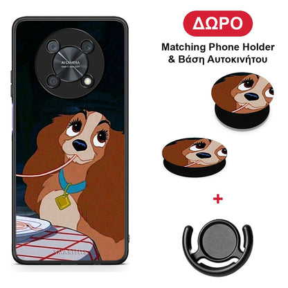 Lady And Tramp 2 - Huawei Nova Y90 θήκη + Δώρο Phone Holder & Βάση Αυτοκινήτου