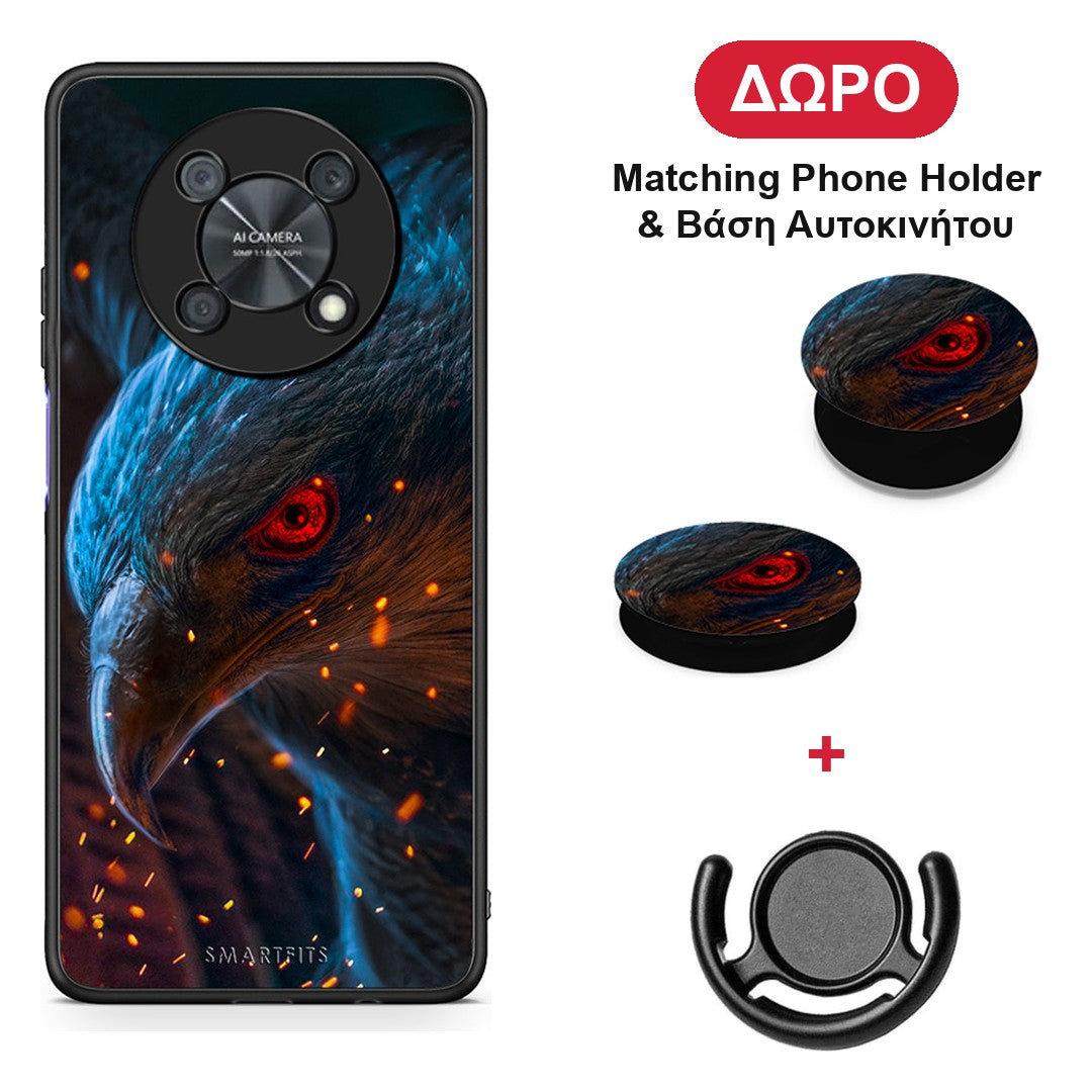 PopArt Eagle - Huawei Nova Y90 θήκη + Δώρο Phone Holder & Βάση Αυτοκινήτου