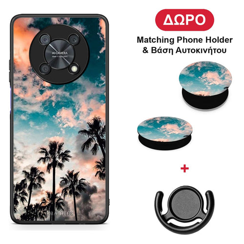 Summer Sky - Huawei Nova Y90 θήκη + Δώρο Phone Holder & Βάση Αυτοκινήτου