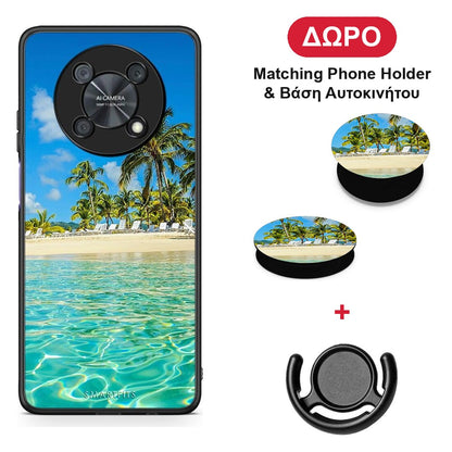 Tropical Vibes - Huawei Nova Y90 θήκη + Δώρο Phone Holder & Βάση Αυτοκινήτου