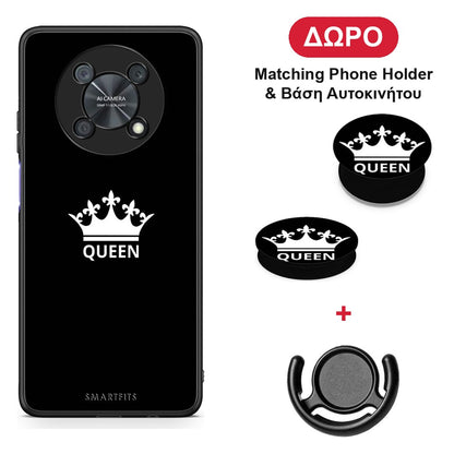 Valentine Queen - Huawei Nova Y90 θήκη + Δώρο Phone Holder & Βάση Αυτοκινήτου