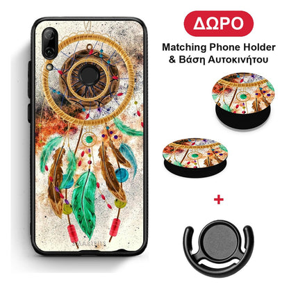 Boho DreamCatcher - Huawei P Smart 2019 / P Smart+ / Nova 3i θήκη + Δώρο Phone Holder & Βάση Αυτοκινήτου
