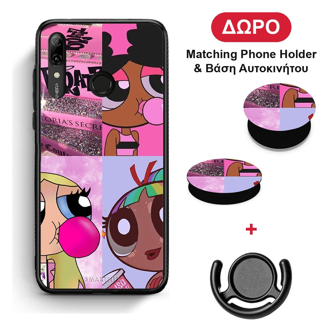 Bubble Girls - Huawei P Smart 2019 / P Smart+ / Nova 3i θήκη + Δώρο Phone Holder & Βάση Αυτοκινήτου