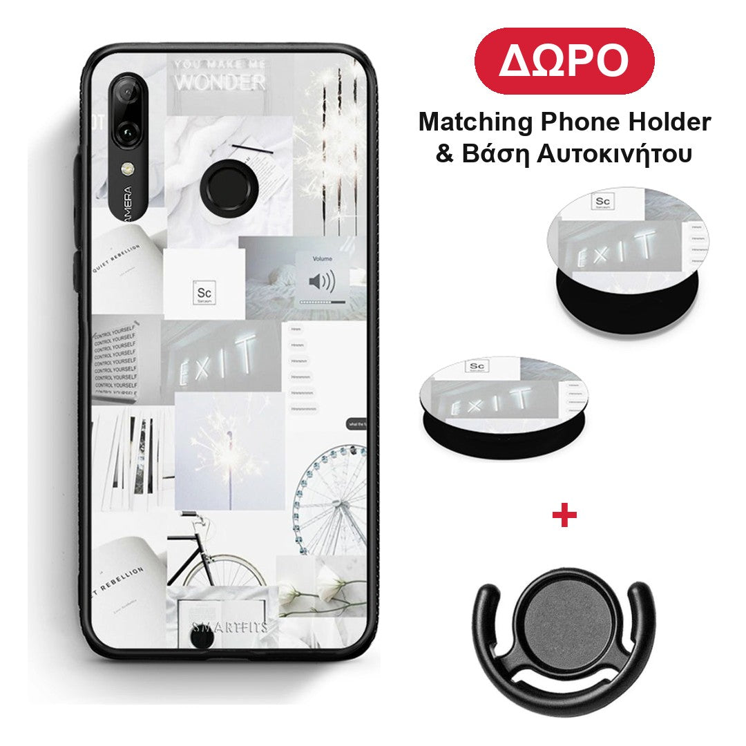 Collage Make Me Wonder - Huawei P Smart 2019 / P Smart+ / Nova 3i θήκη + Δώρο Phone Holder & Βάση Αυτοκινήτου