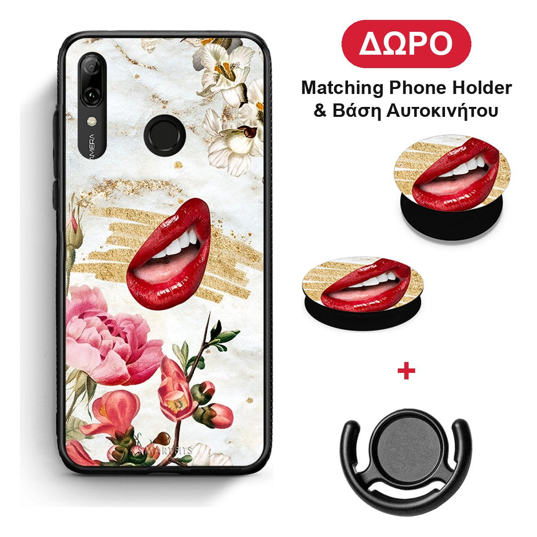 Red Lips - Huawei P Smart 2019 / P Smart+ / Nova 3i θήκη + Δώρο Phone Holder & Βάση Αυτοκινήτου