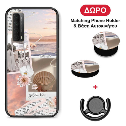 Golden Hour - Huawei P Smart 2021 θήκη + Δώρο Phone Holder & Βάση Αυτοκινήτου