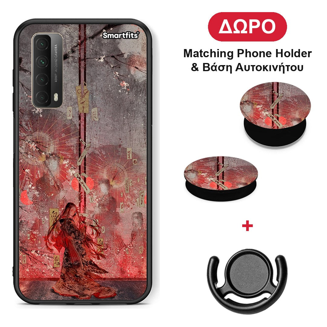 Nezuko Kamado - Huawei P Smart 2021 θήκη + Δώρο Phone Holder & Βάση Αυτοκινήτου