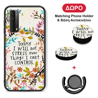 Stress Over - Huawei P Smart 2021 θήκη + Δώρο Phone Holder & Βάση Αυτοκινήτου