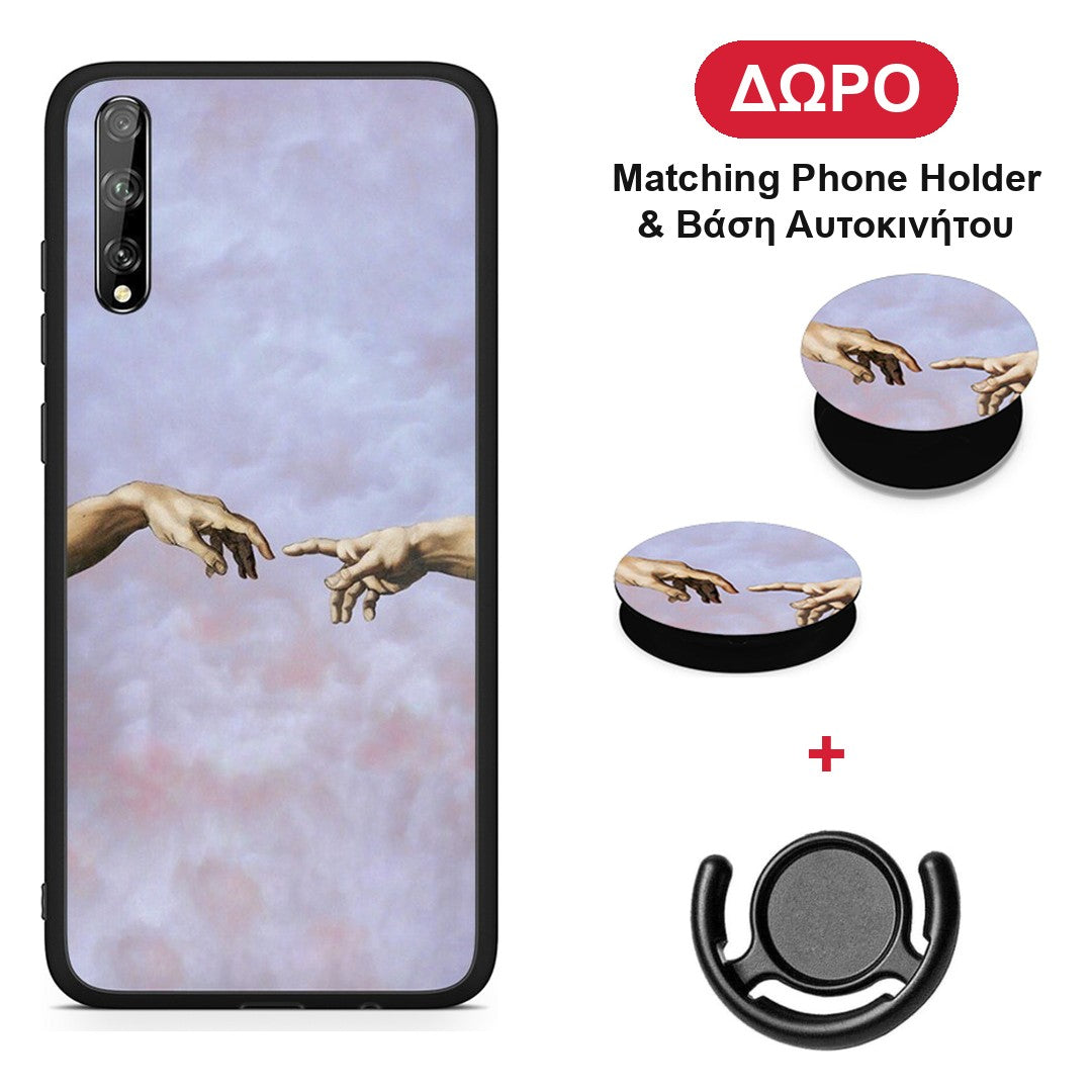 Adam Hand - Huawei P Smart S θήκη + Δώρο Phone Holder & Βάση Αυτοκινήτου