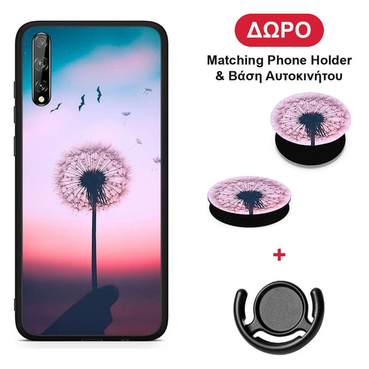 Boho Wish - Huawei P Smart S θήκη + Δώρο Phone Holder & Βάση Αυτοκινήτου